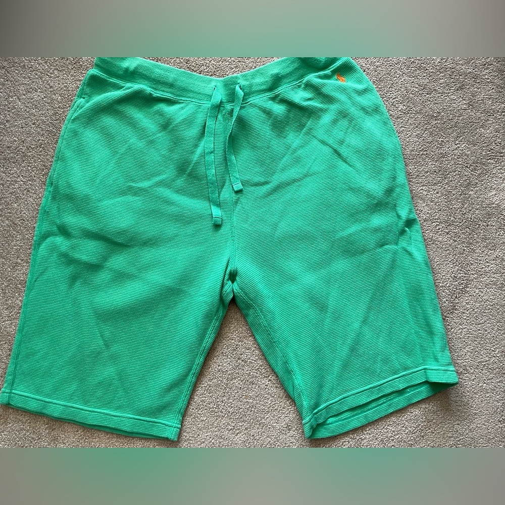 Polo Ralph Lauren Men's Green Cotton Shorts Large